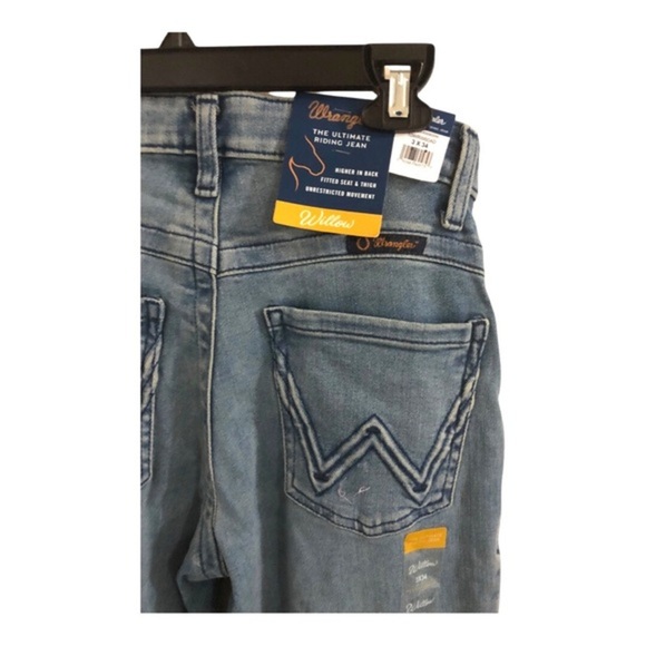 Wrangler willow ultimate riding blue jeans size 3x34 10wrw60ad new - Picture 10 of 17